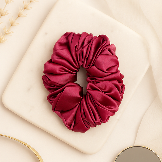 Hot Crush Satin Scrunchie 💖