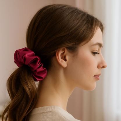 Hot Crush Satin Scrunchie 💖