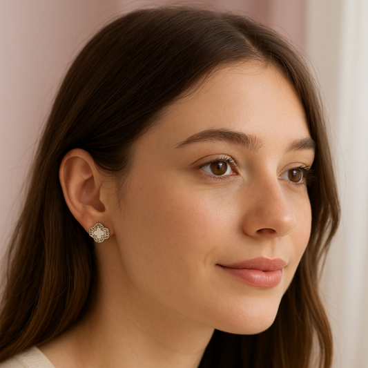 Frosted Bloom Studs