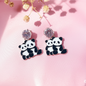 Cuddle Panda Stud Earrings