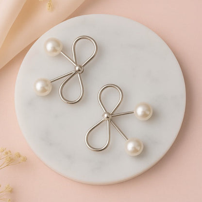 Pearlcore Bow Drop Earrings