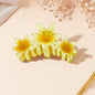Flower Power Claw Clip – Golden Glow Edition ✨