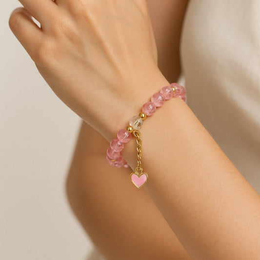 Bubblegum Bliss Beaded Bracelet 💖