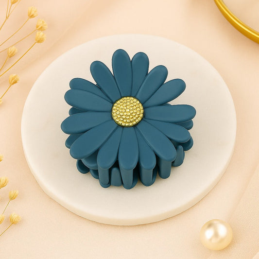 Teal Daisy Dream Hair Clip 🌼
