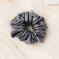 Charcoal Luxe Satin Scrunchie🖤